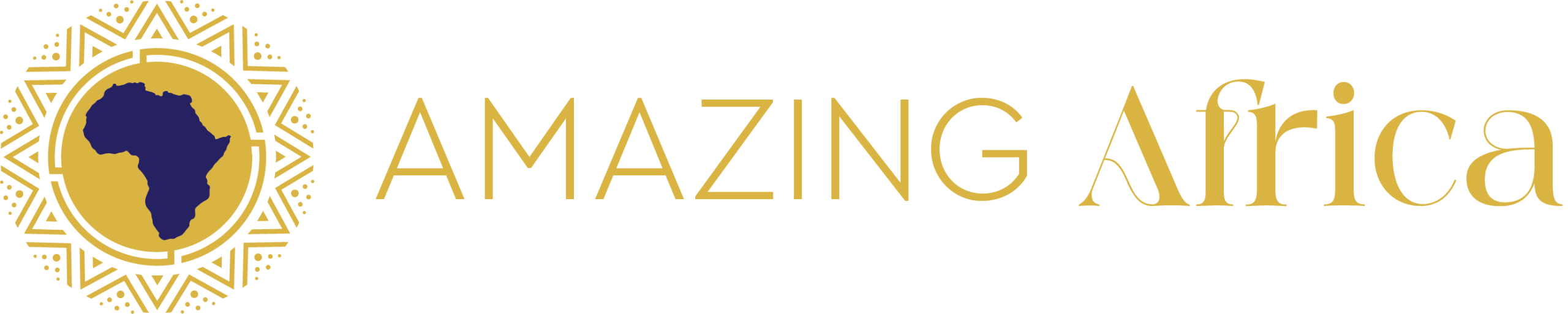 Amazing Africa Website logo Gold