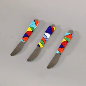 Zulu Beaded Butter Knives