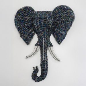 Beaded Elephant Head