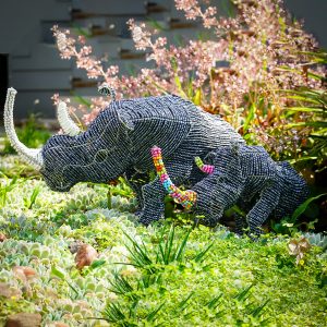Beaded Rhino